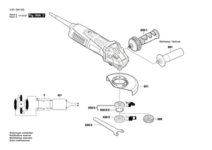 New Genuine Bosch 1607000D62 Bearing Flange