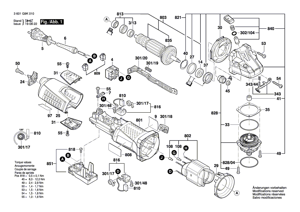 New Genuine Bosch 1607000D66 Bearing Flange