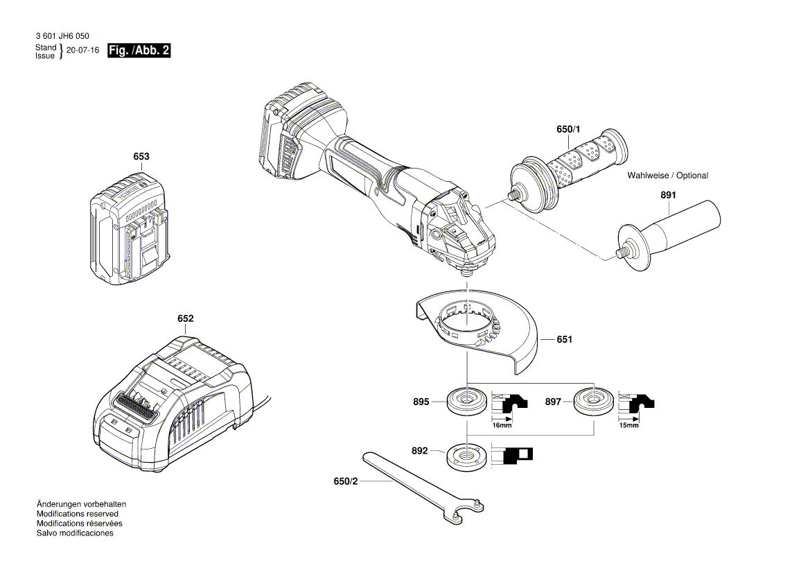 New Genuine Bosch 1607000D87 Gear Unit