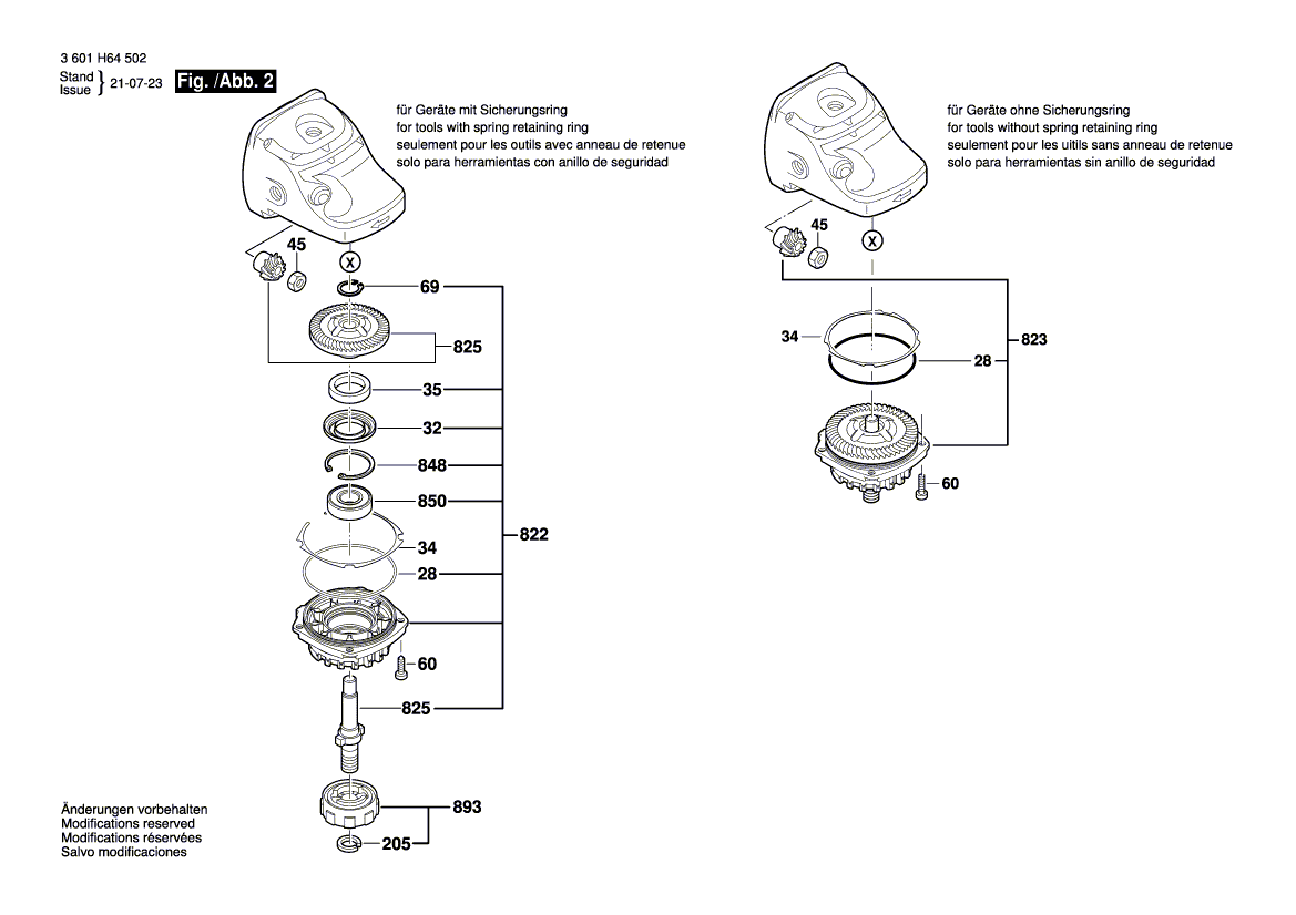 New Genuine Bosch 1607000D88 Bearing Flange