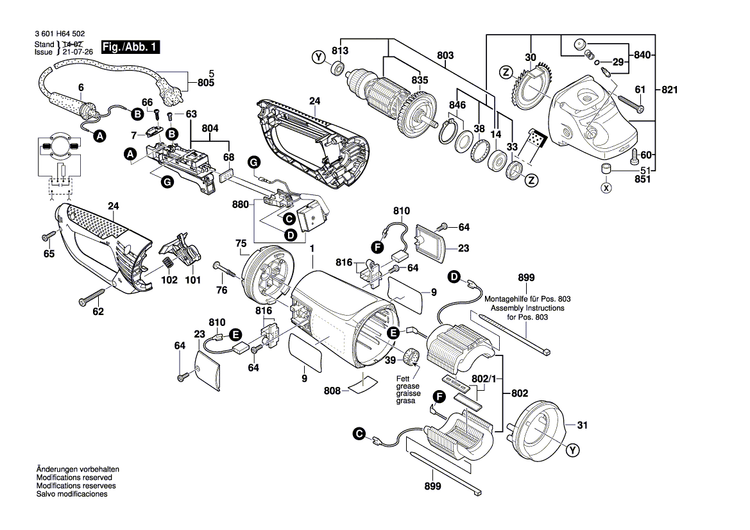 New Genuine Bosch 1607000D88 Bearing Flange