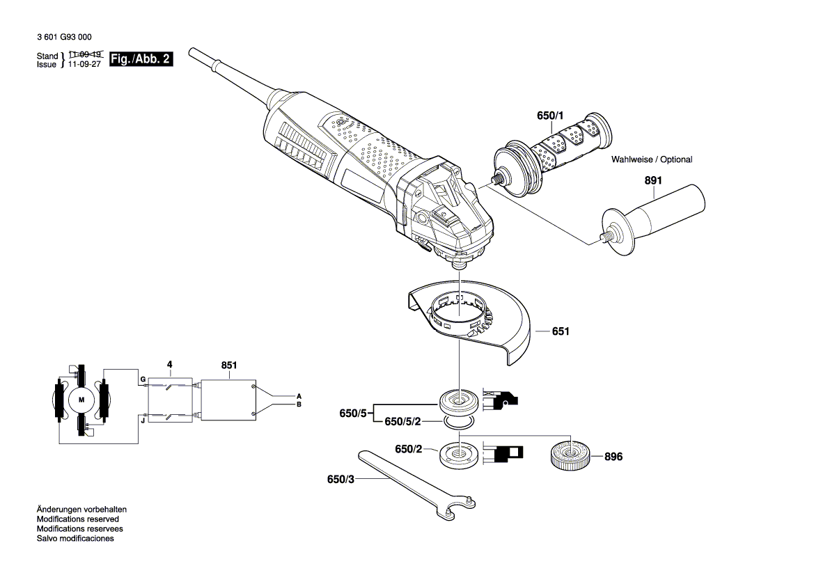 New Genuine Bosch 1607000D97 Motor Housing