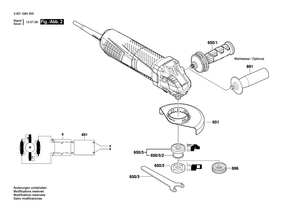 New Genuine Bosch 1607000D98 Motor Housing