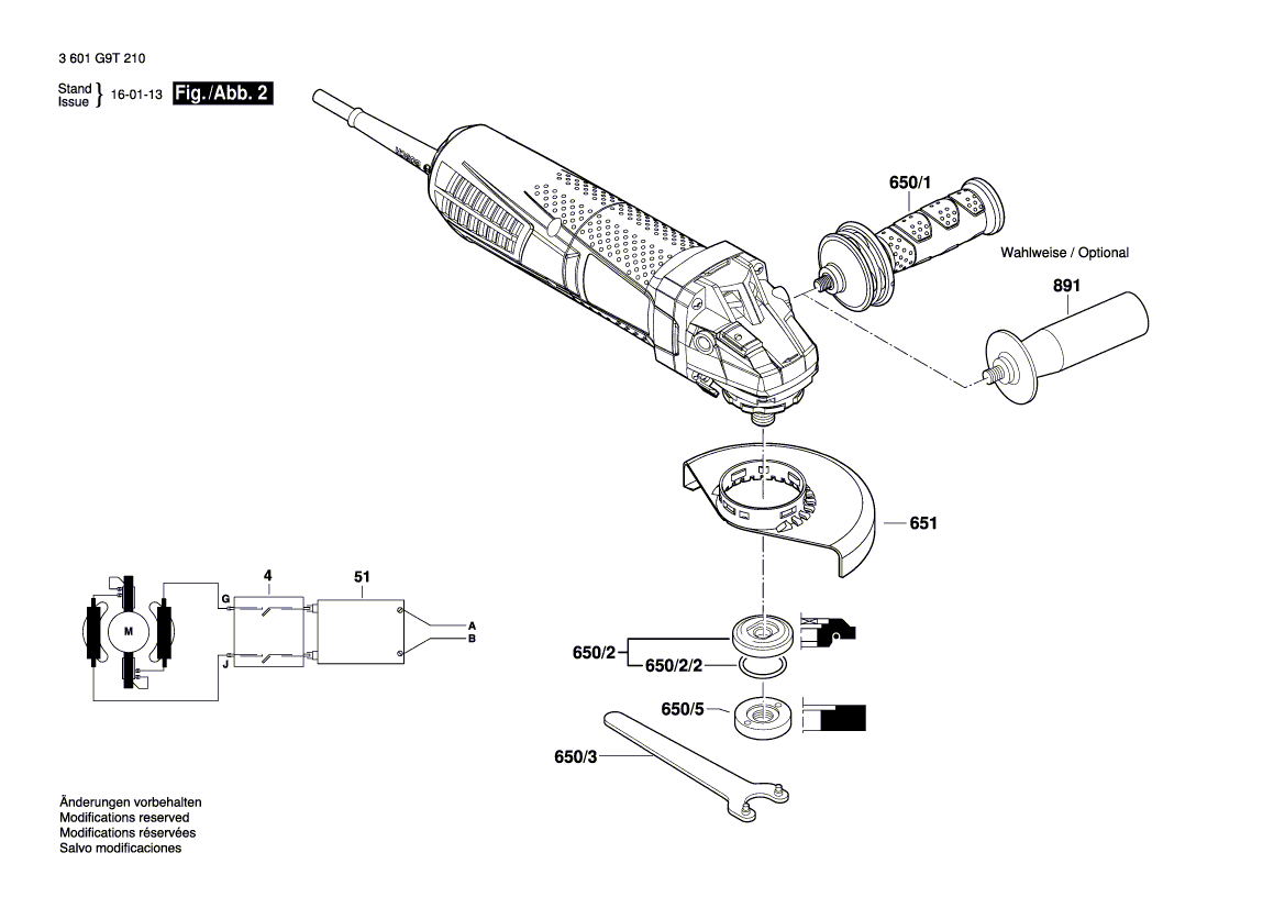 New Genuine Bosch 1607000D99 Motor Housing
