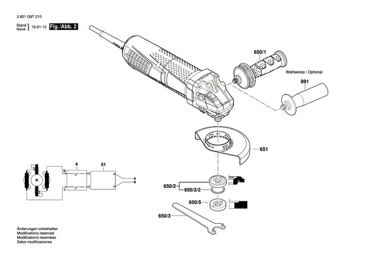New Genuine Bosch 1607000D99 Motor Housing