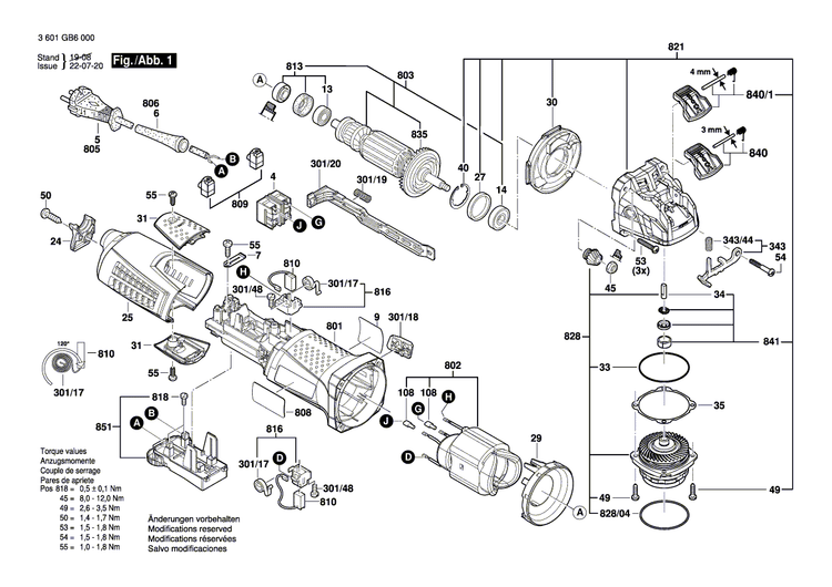 New Genuine Bosch 1607000D9Y Speed governor