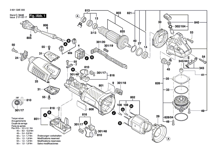 New Genuine Bosch 1607000D9Z Speed governor
