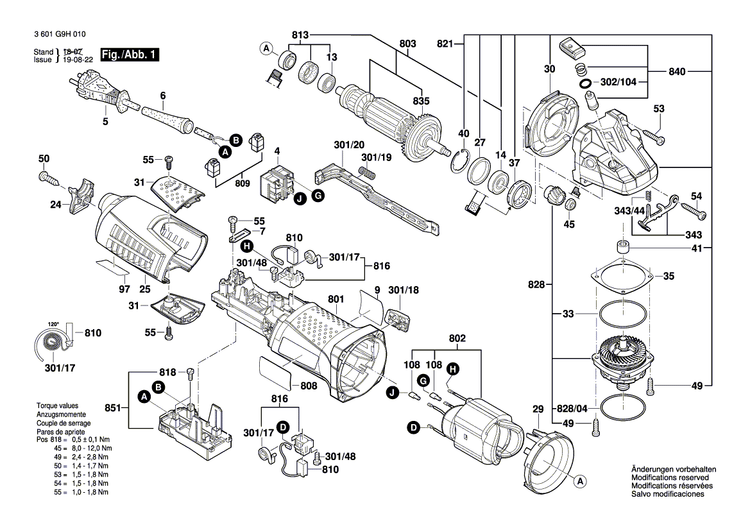 New Genuine Bosch 1607000DA4 Speed governor