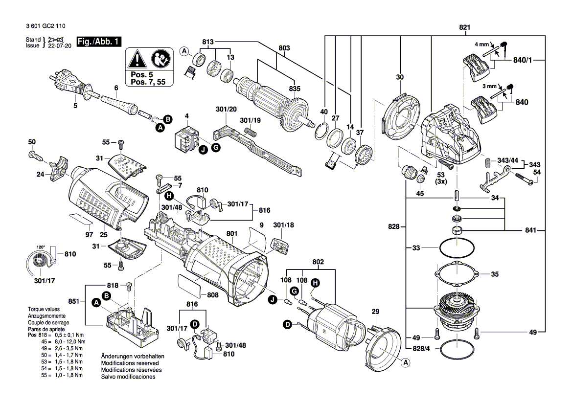 New Genuine Bosch 1607000DA5 Speed governor