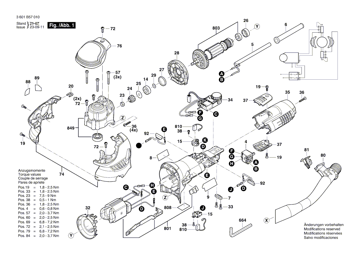 New Genuine Bosch 1607000DD5 Housing Assembly