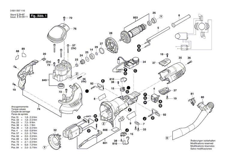 New Genuine Bosch 1607000DD6 Armature assembly