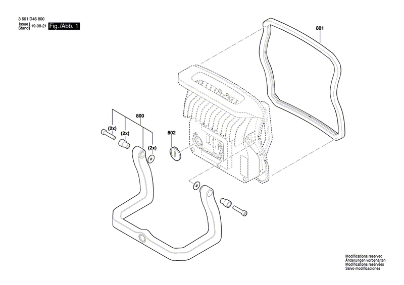 New Genuine Bosch 1607000DF9 Support Pedestal