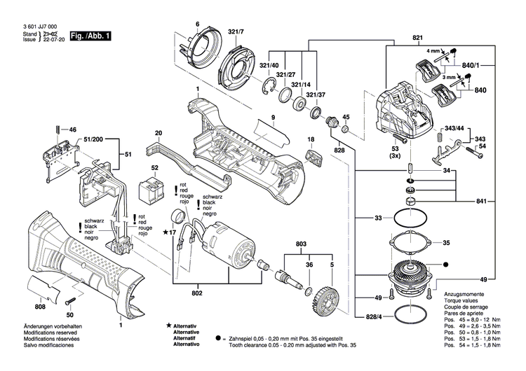 New Genuine Bosch 1607000DG6 Parts Set