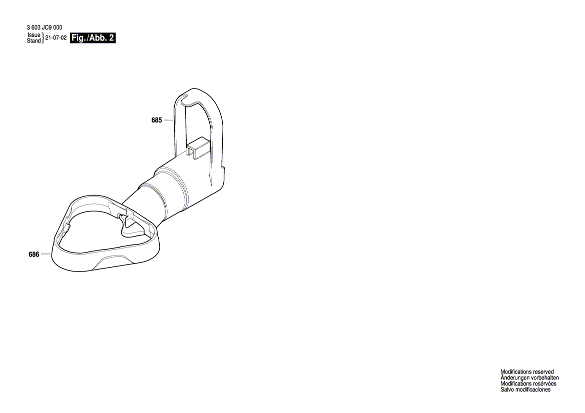 New Genuine Bosch 1607000E00 Gear Housing
