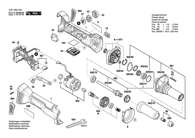 New Genuine Bosch 1607000E07 Motor