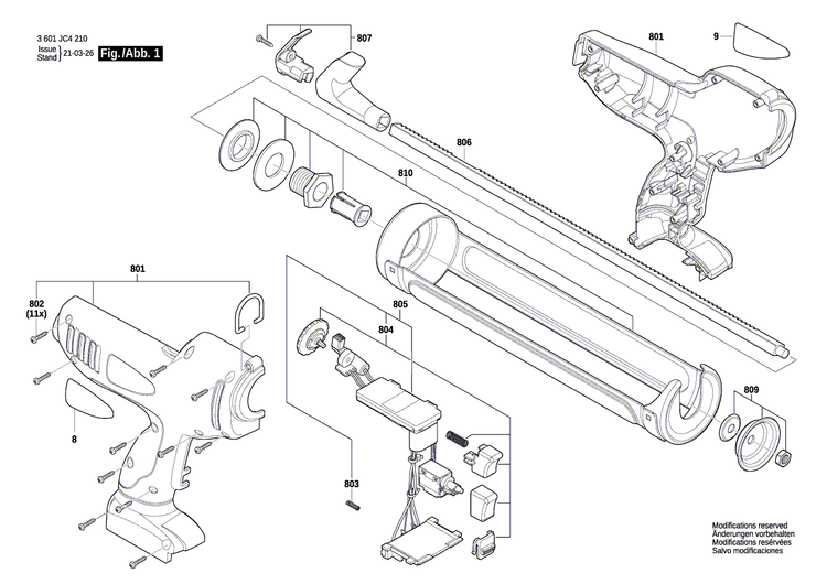 New Genuine Bosch 1607000E5F Cage