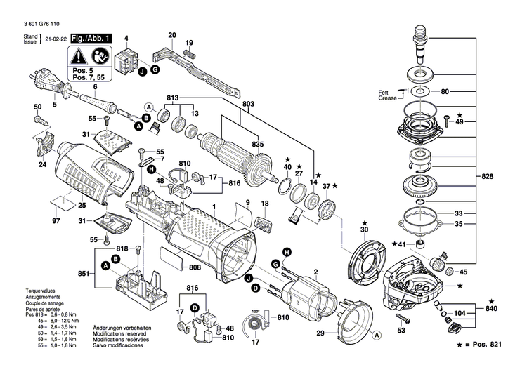 New Genuine Bosch 1607000E6T Bearing Flange