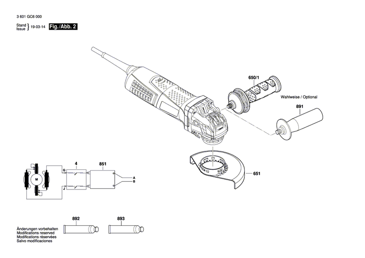 New Genuine Bosch 1607000E9Y Gear Housing
