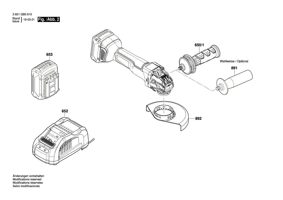 New Genuine Bosch 1607000EA2 Gear Housing