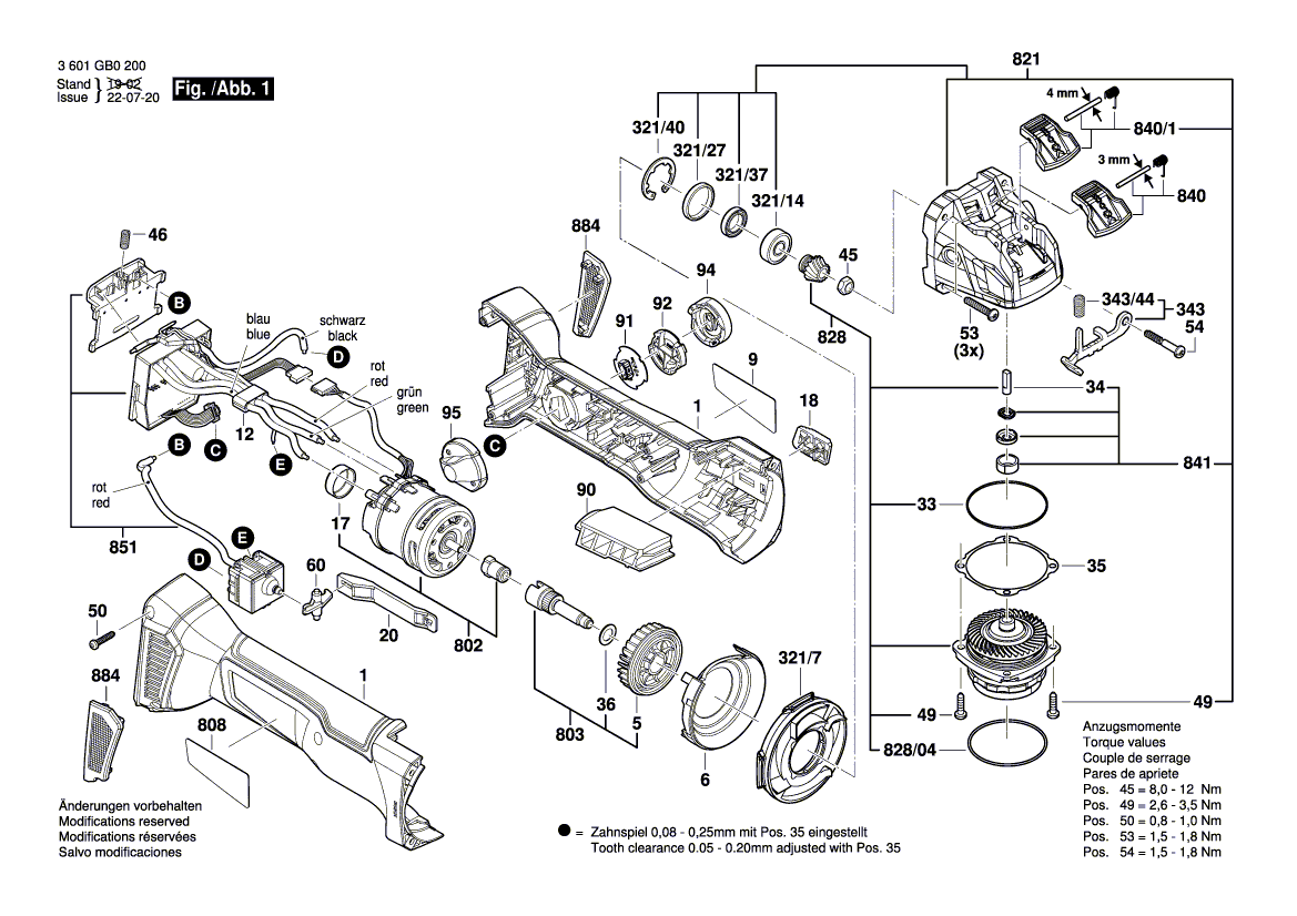 New Genuine Bosch 1607000EA6 Lever