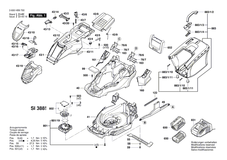 New Genuine Bosch 1607000EF8 Electronic Module