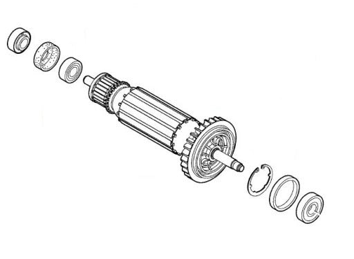 New Genuine Bosch 1607000EJ4 Armature assembly