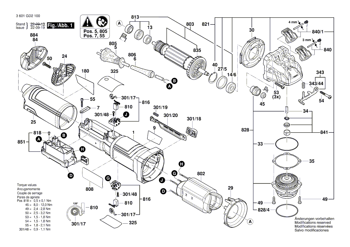 New Genuine Bosch 1607000EK5 Pan head screw