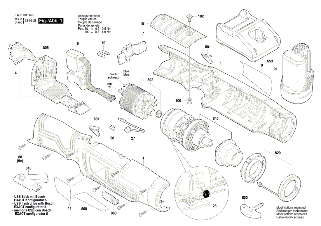 New Genuine Bosch 1607000EM1 LED lighting