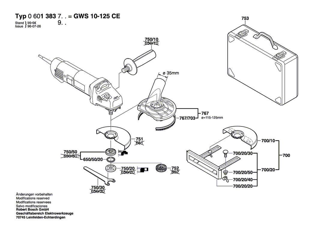 New Genuine Bosch 1607000F0P Field