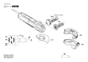 New Genuine Bosch 1607000F29 Housing Cover