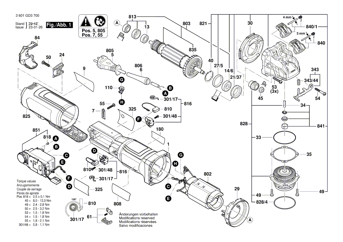 New Genuine Bosch 1607000F29 Housing Cover