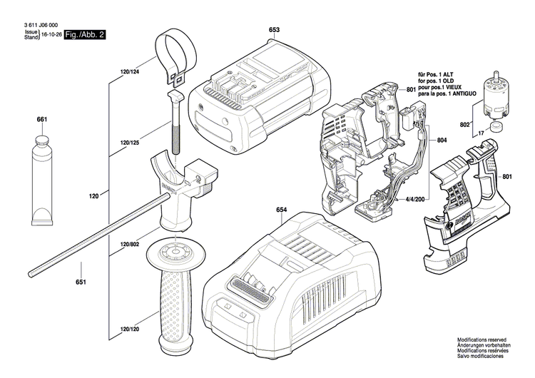 New Genuine Bosch 1607022662 DC motor