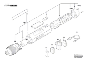 New Genuine Bosch 160702266W DC motor