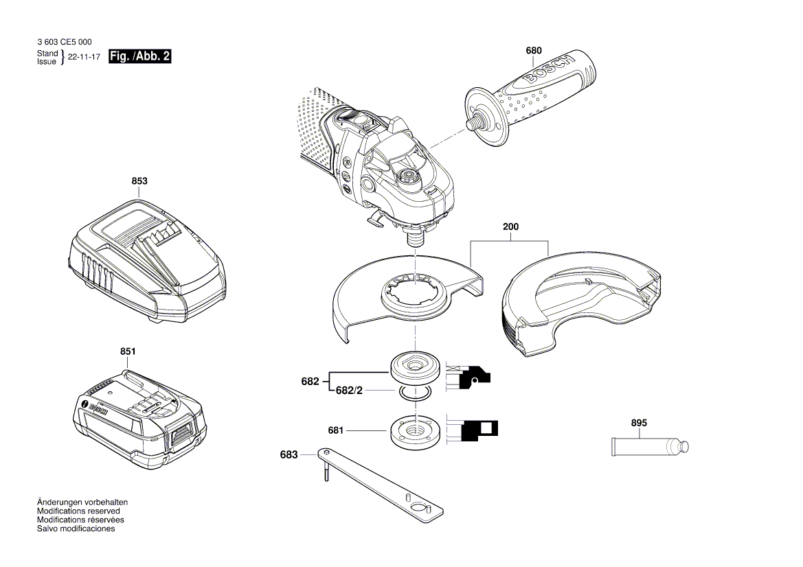 New Genuine Bosch 160702268L DC motor