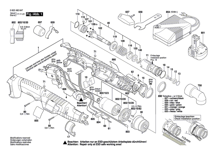 New Genuine Bosch 16070312AC Nameplate
