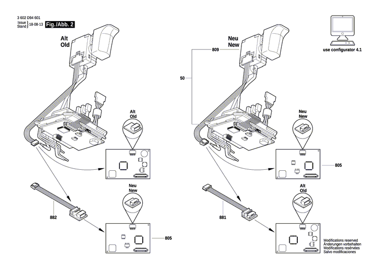 New Genuine Bosch 16070312D9 Set Of Plates