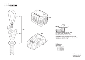 New Genuine Bosch 16070312E7 Auxiliary Handle