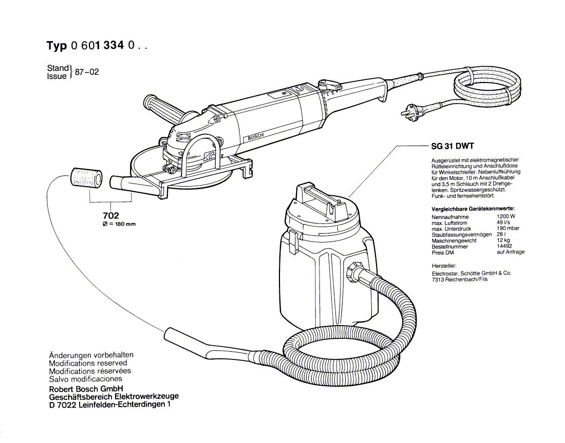 New Genuine Bosch 1607200074 Switch