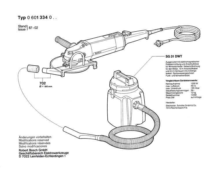 New Genuine Bosch 1607200074 Switch