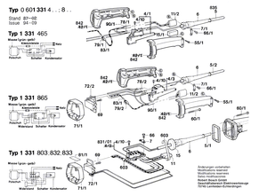 New Genuine Bosch 1607200097 On-Off Switch