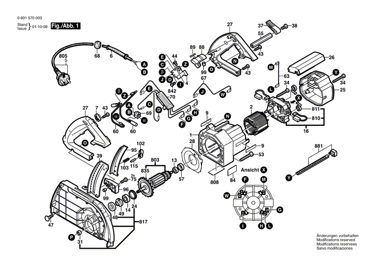 New Genuine Bosch 1607200119 Switch