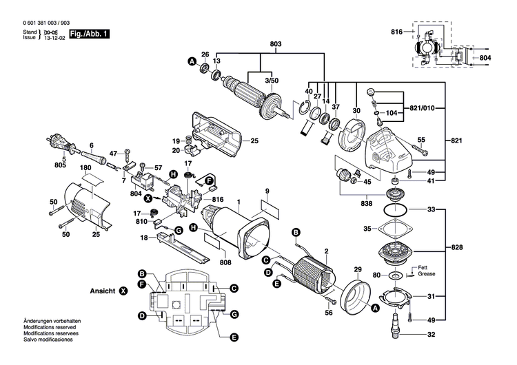 New Genuine Bosch 1607200120 Switch
