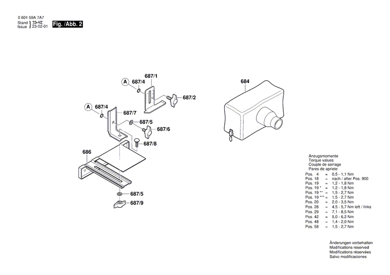 New Genuine Bosch 1607200158 Switch