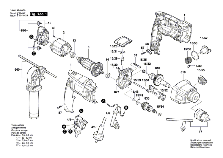 New Genuine Bosch 1607200266 Switch