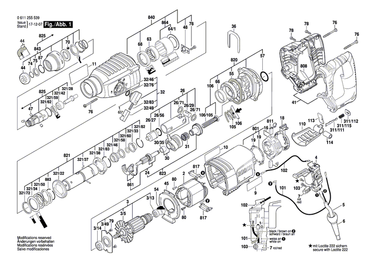 New Genuine Bosch 160720030T Switch