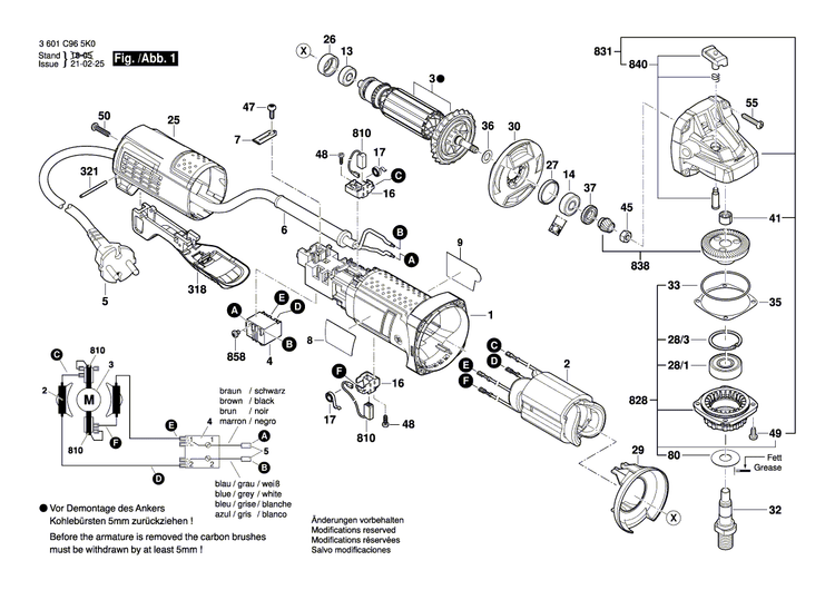 New Genuine Bosch 160720031X Switch