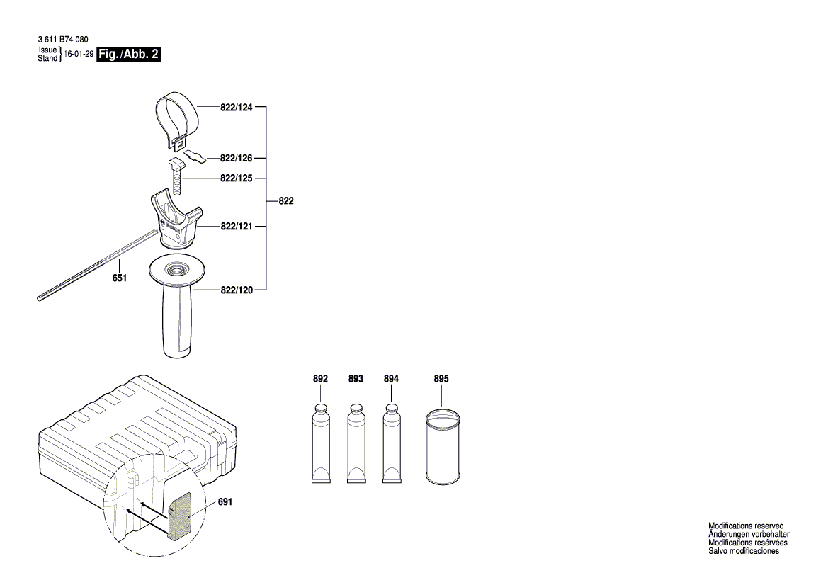 New Genuine Bosch 1607200330 Switch
