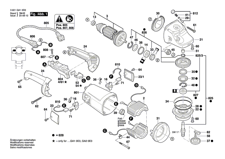 New Genuine Bosch 160720034F Switch