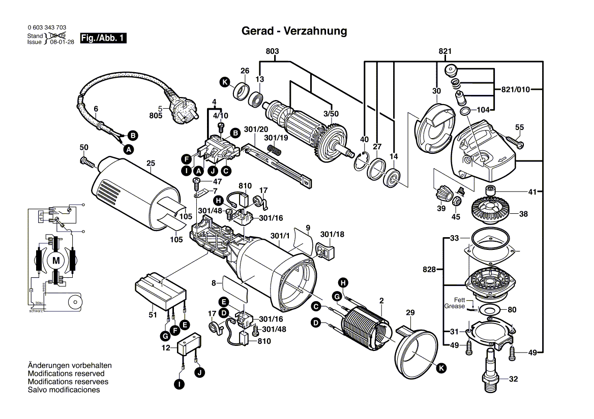 New Genuine Bosch 1607233113 Speed governor