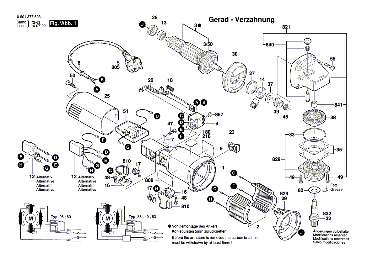 New Genuine Bosch 1607233139 Regulator